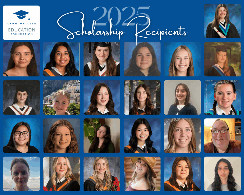2025 CFUW Orillia Education Foundation Scholarship recipients (2)